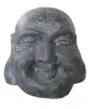 Product image 3 of the product “Happy Buddha head as watergame, 41cm height, cast stone, hollow, handcrafted & coloured ”